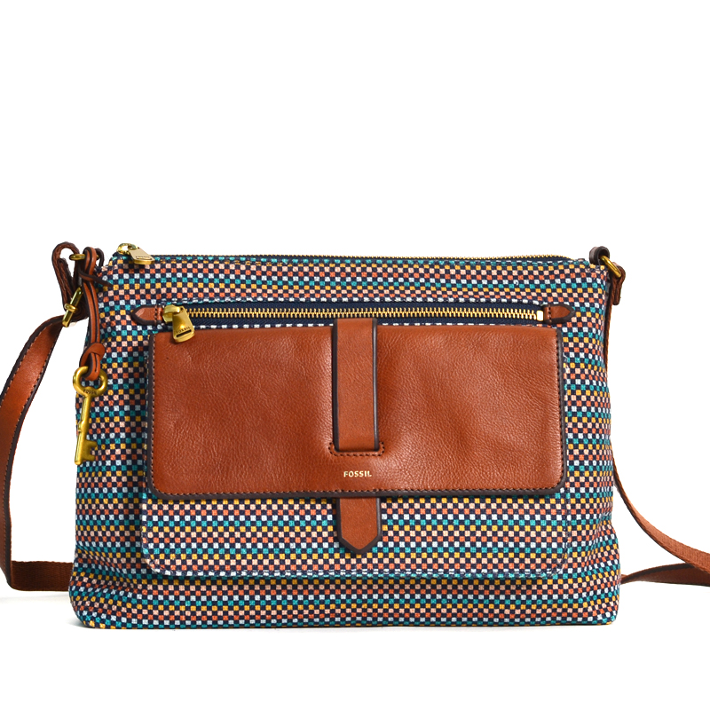 Fossil teal crossbody hot sale