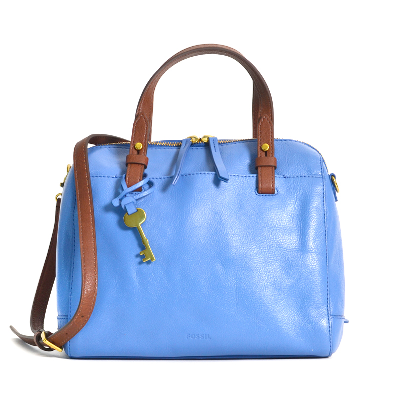 fossil rachel satchel teal green