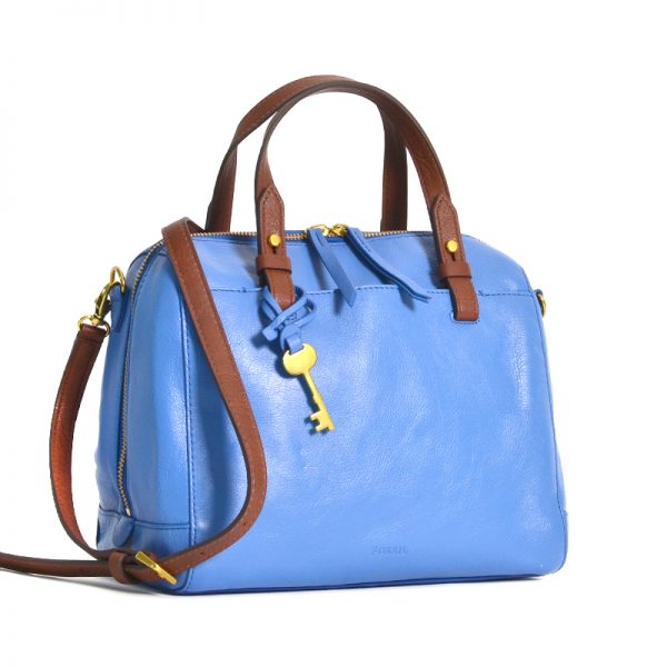 fossil rachel satchel horizon blue