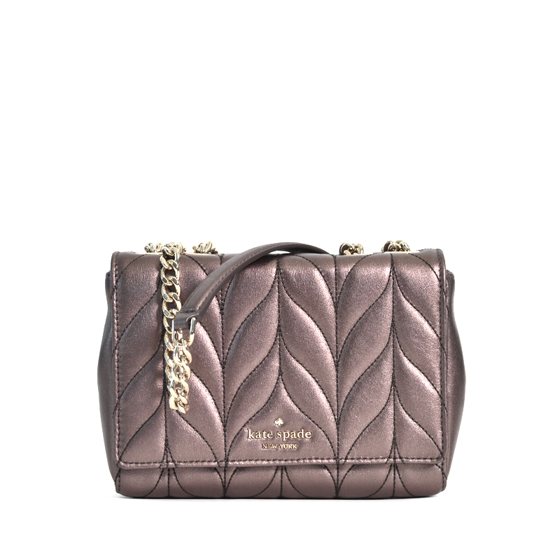 Kate Spade Mini Emelyn Briar Lane Quilted Metallic Oak