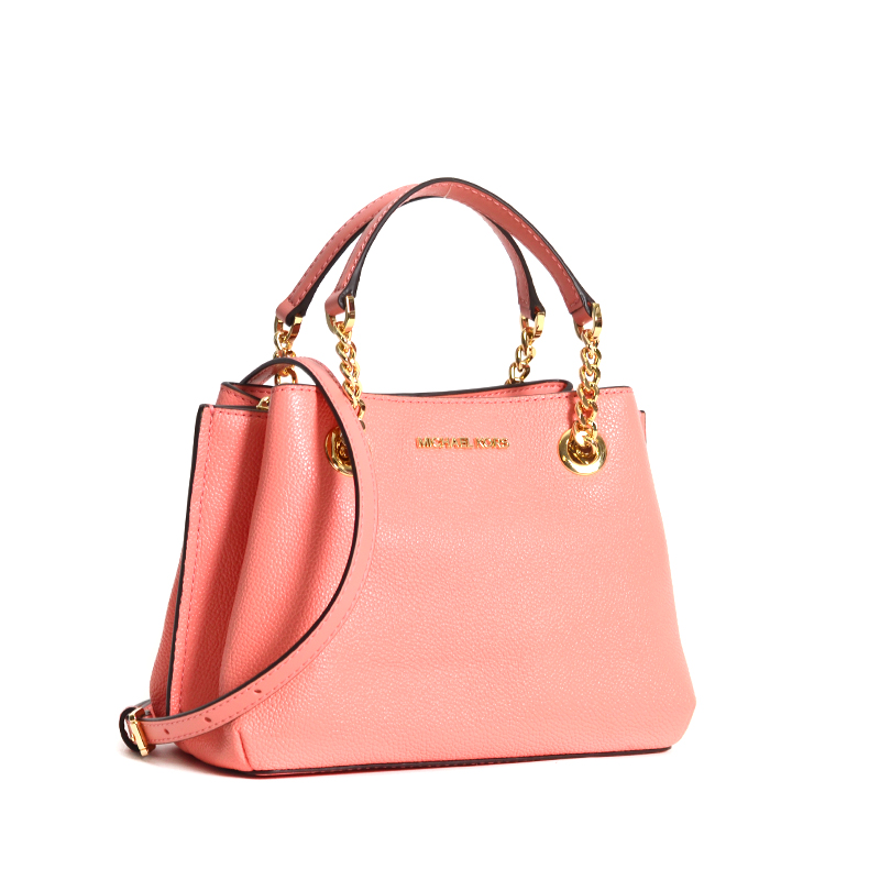 Michael Kors Teagen Small Messenger Peach - Averand