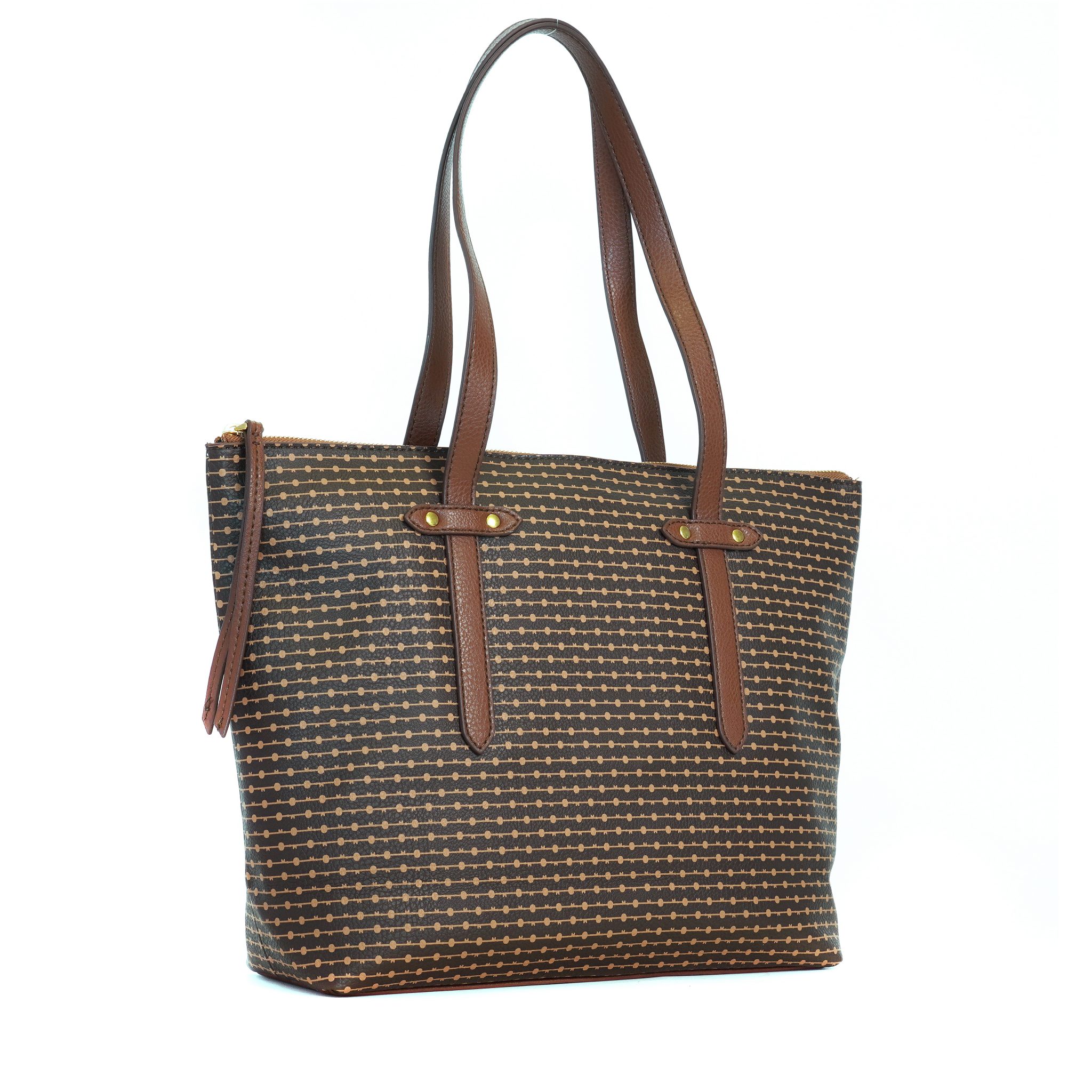 Fossil Felicity Tote Multi Brown - Averand