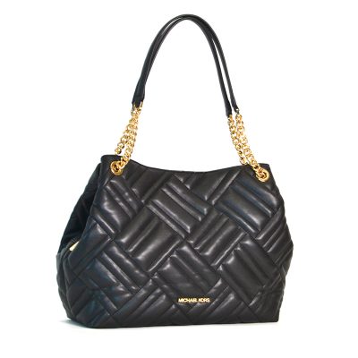 michael kors peyton large quilted tote bag