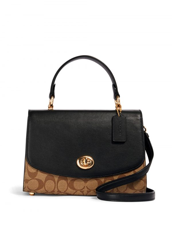 coach tilly top handle quilted