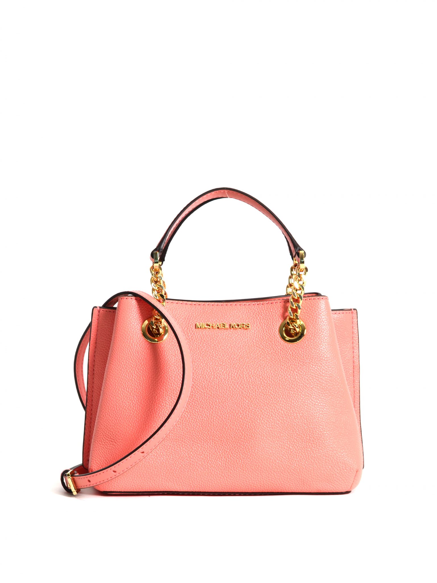 Michael Kors Teagen Small Messenger Peach Averand
