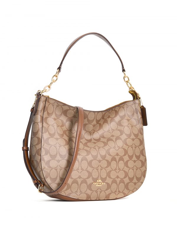 coach elle hobo signature