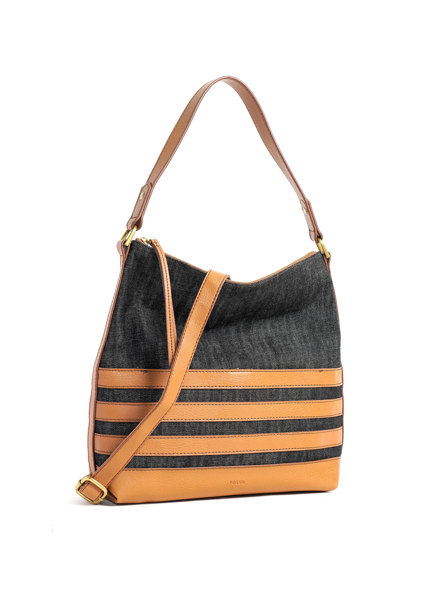 Fossil Amelia Hobo Denim Averand