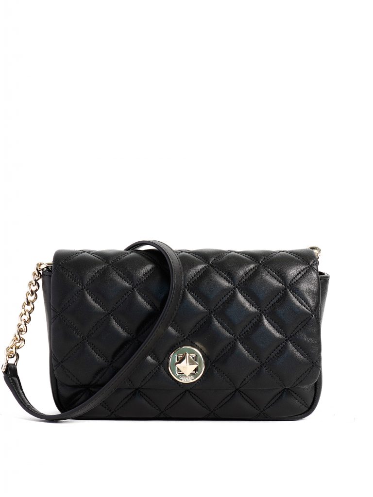 Kate Spade Natalia Flap Turnlock Crossbody Black - Averand