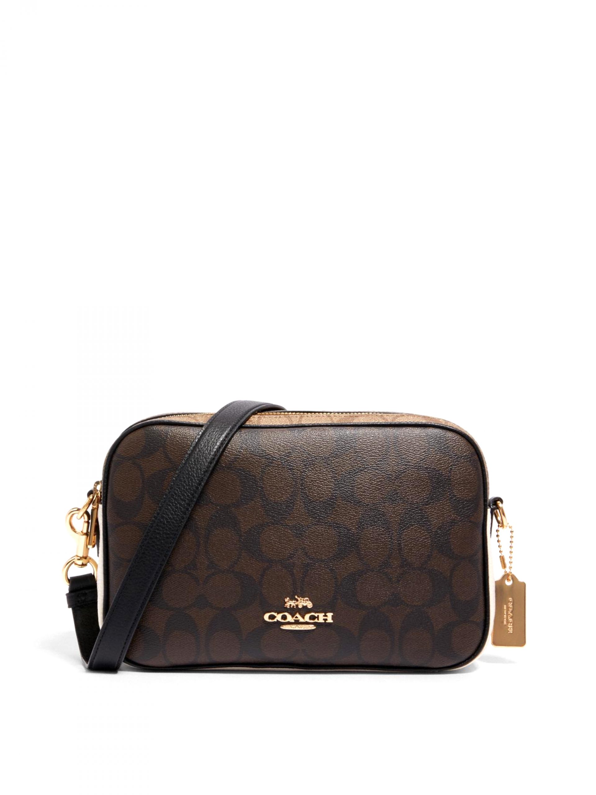 Coach Jes Crossbody Blocked Signature Khaki Brown Multi ETA 21st Dec