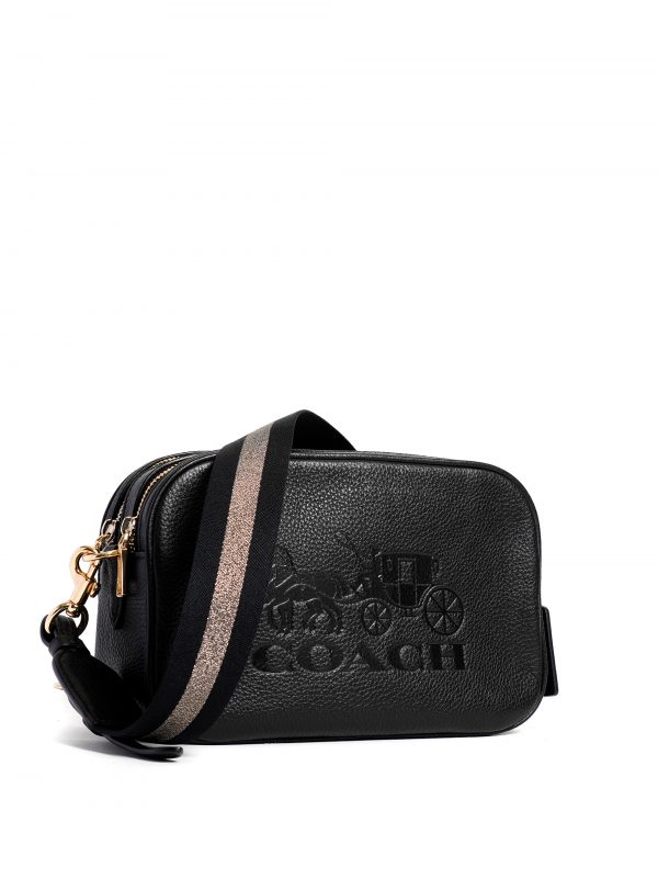 Coach Jes Crossbody Carriage Logo Black - Averand