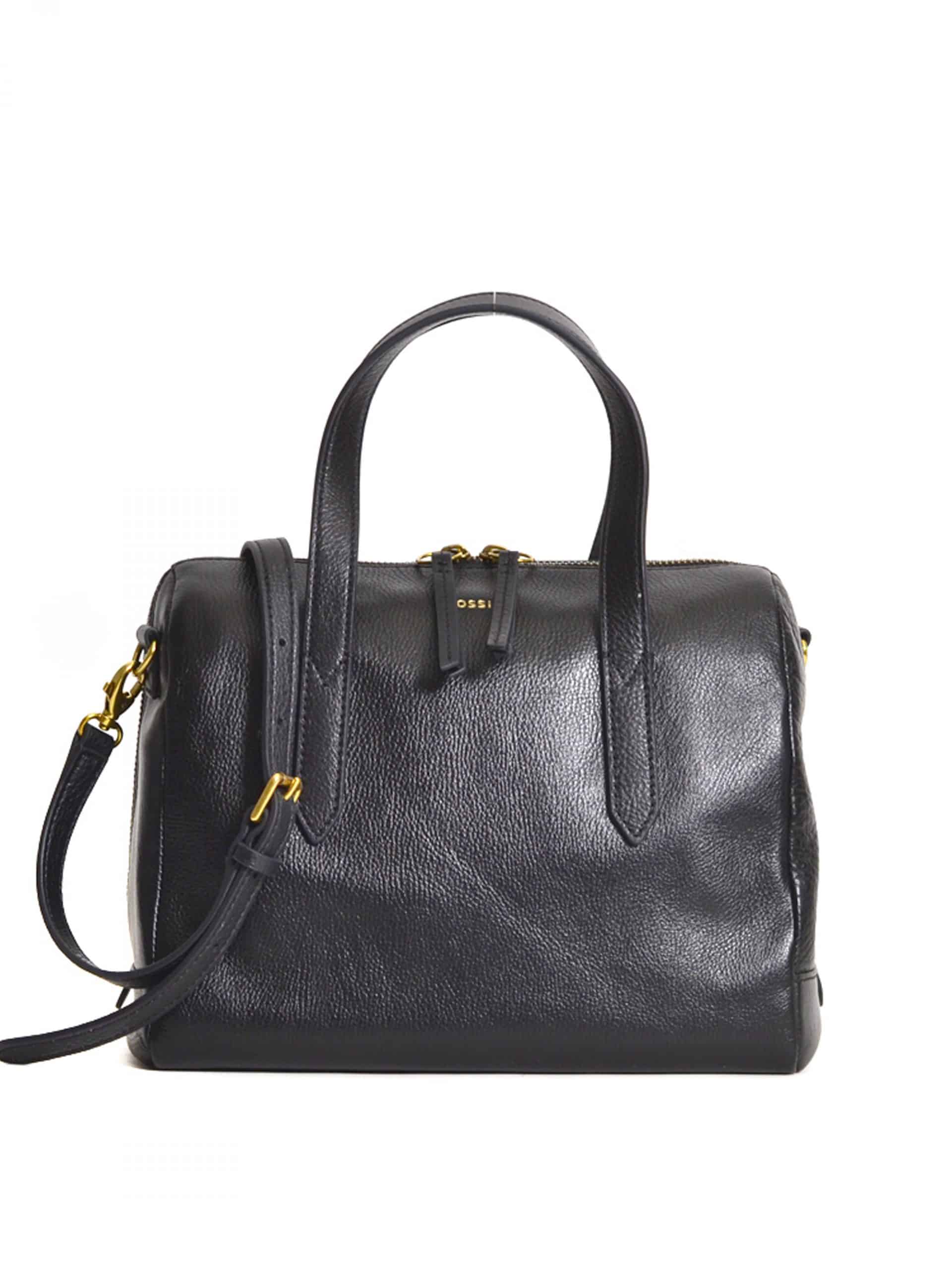 Fossil Sydney Satchel Black - Averand