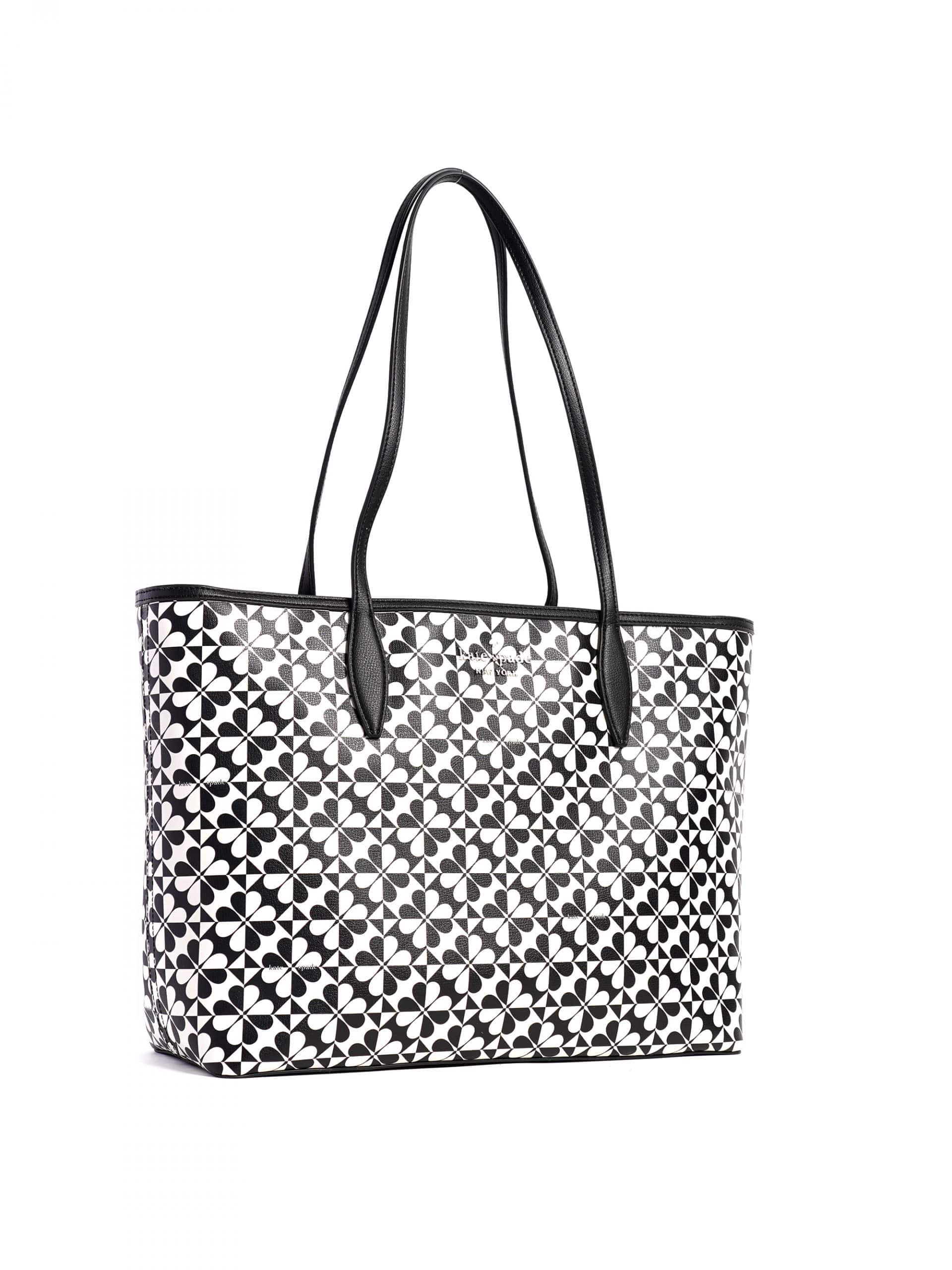 kate spade hollie spade clover geo large tote