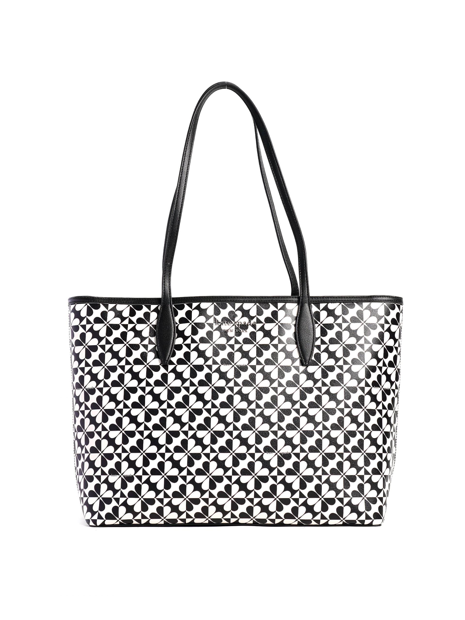 hollie spade clover geo large tote