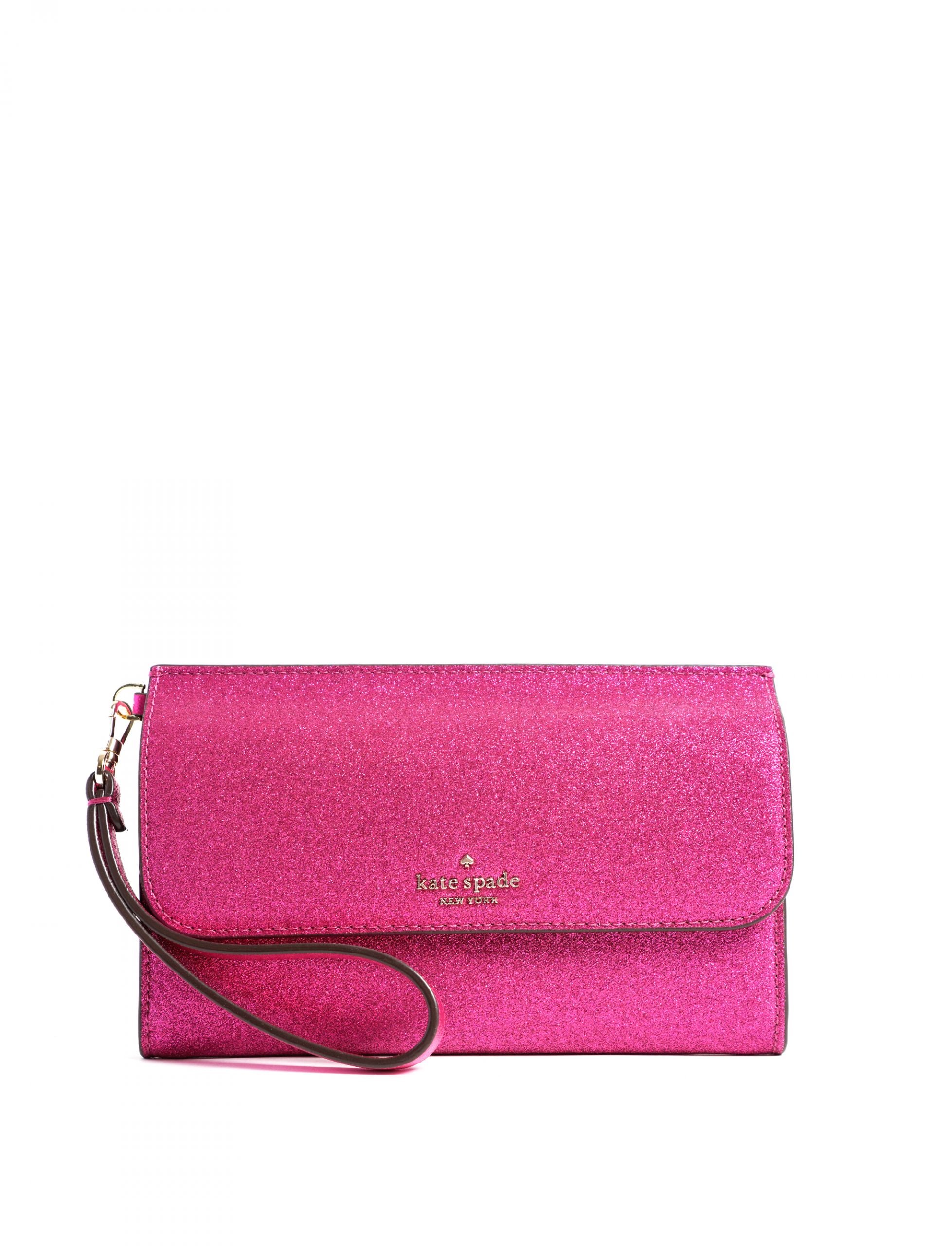 kate spade lola glitter wristlet