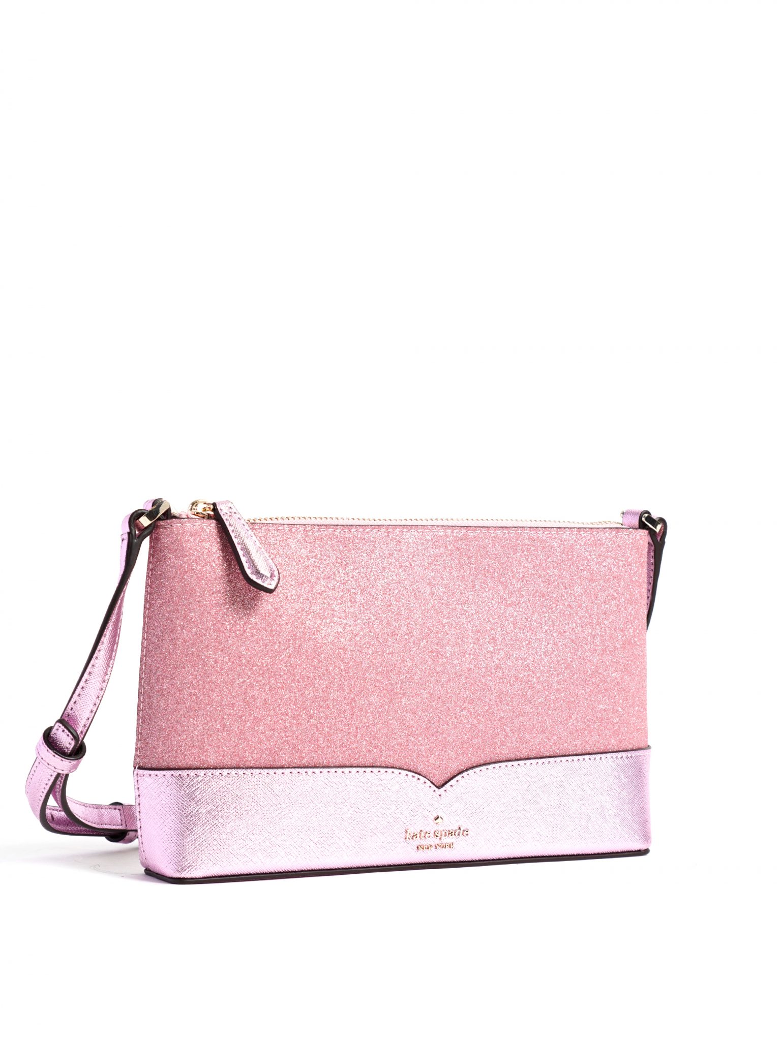 kate spade pink sparkle tote