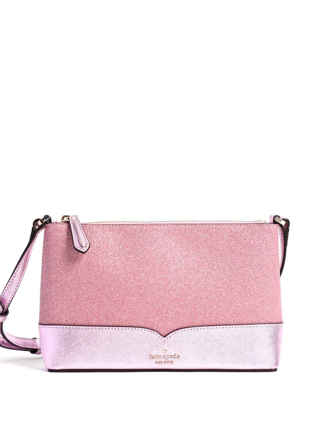 kate spade pink sparkle purse