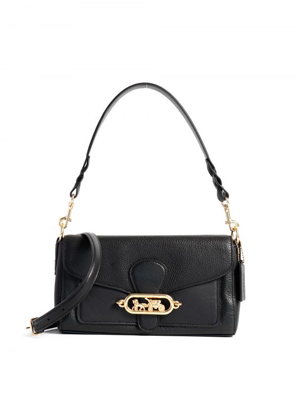 coach jade shoulder bag with linear quilting