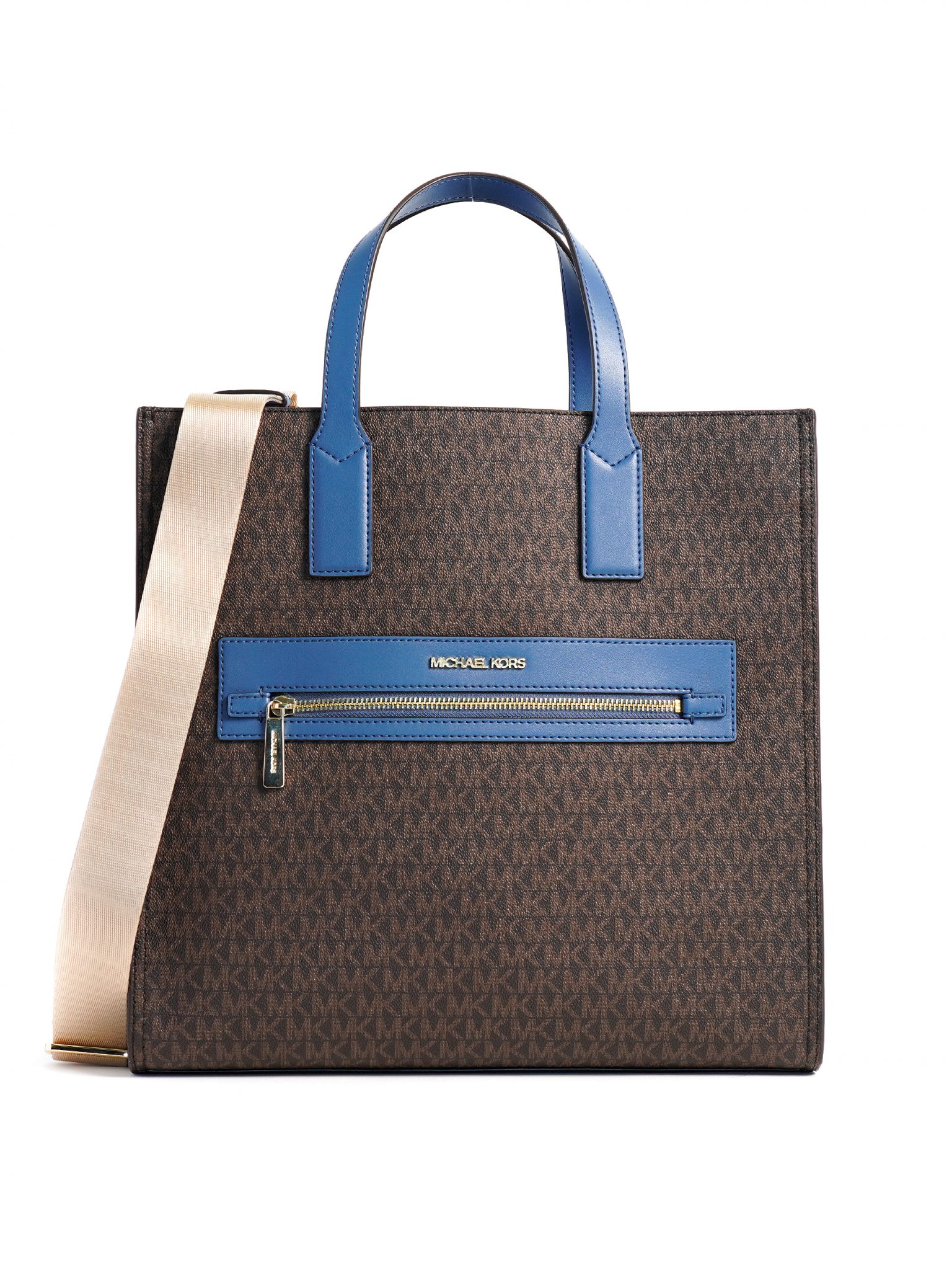 michael kors kenly tote blue