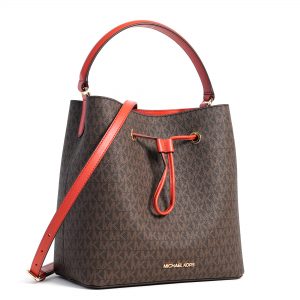 suri large graphic logo shoulder bag michael kors