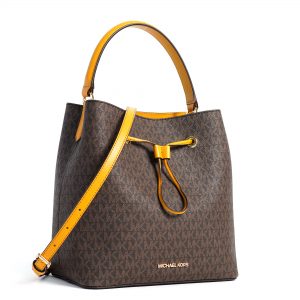 suri large graphic logo shoulder bag michael kors