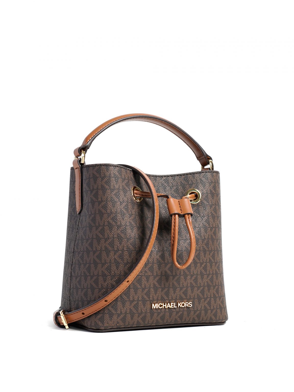 Michael Kors Suri Small Bucket Crossbody Signature Brown ETA 5th Nov ...