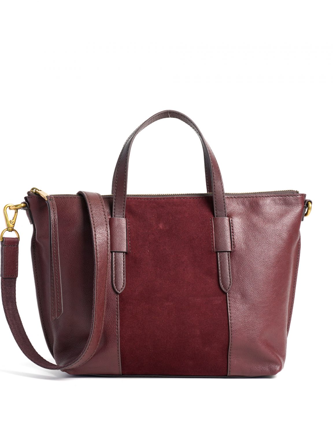 Fossil Skylar Satchel Claret Red - Averand