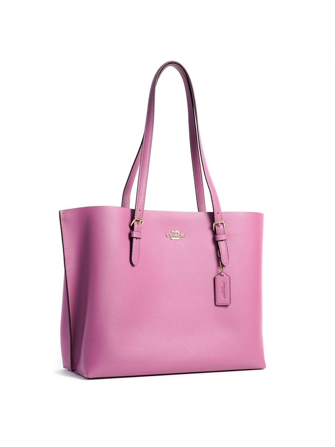 coach mollie tote pink