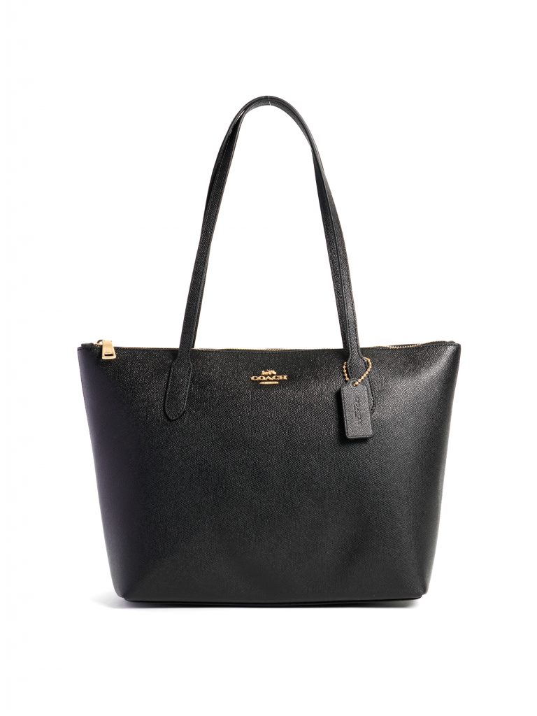 Coach Zip Top Tote 4454 Black - Averand