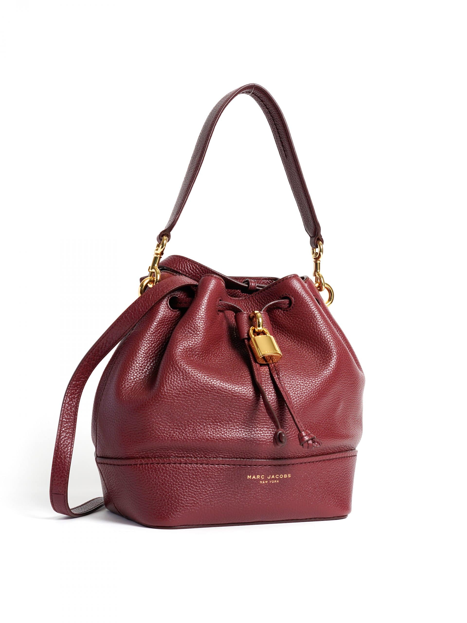 Marc Jacobs Lock That Bucket Bag Mulled Wine - Averand