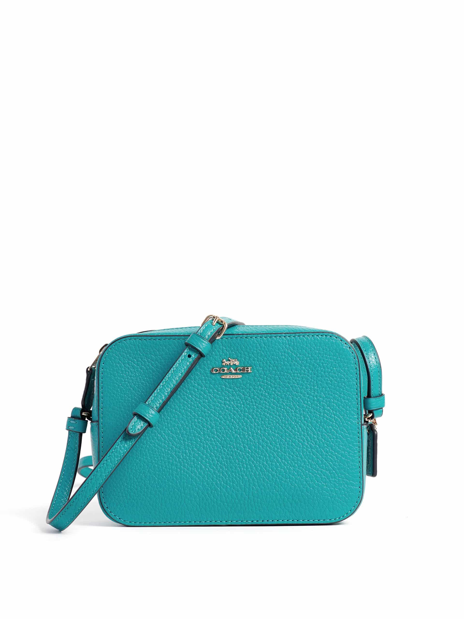 coach crossbody teal