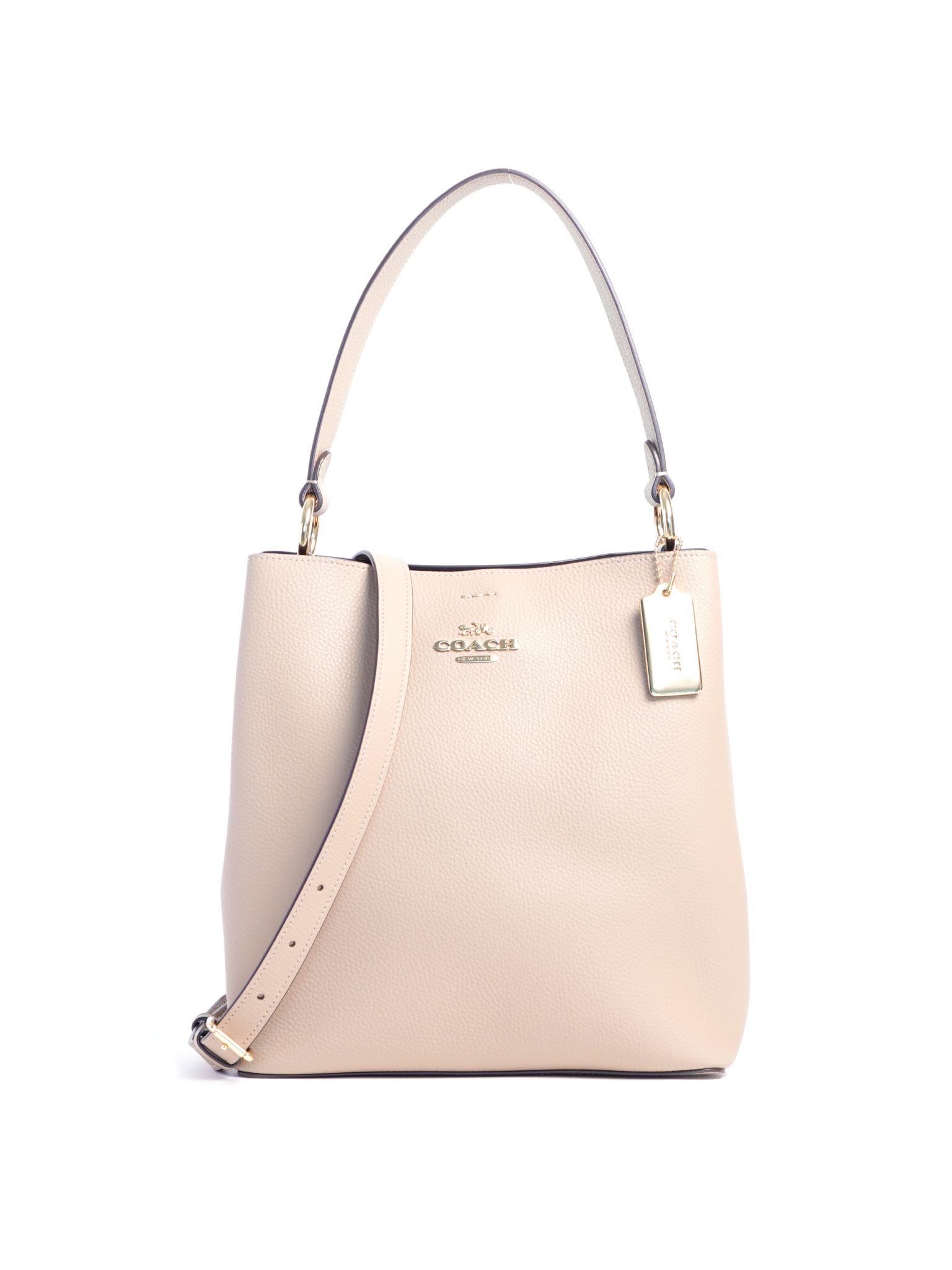 coach town bucket taupe