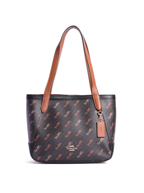 coach print tote