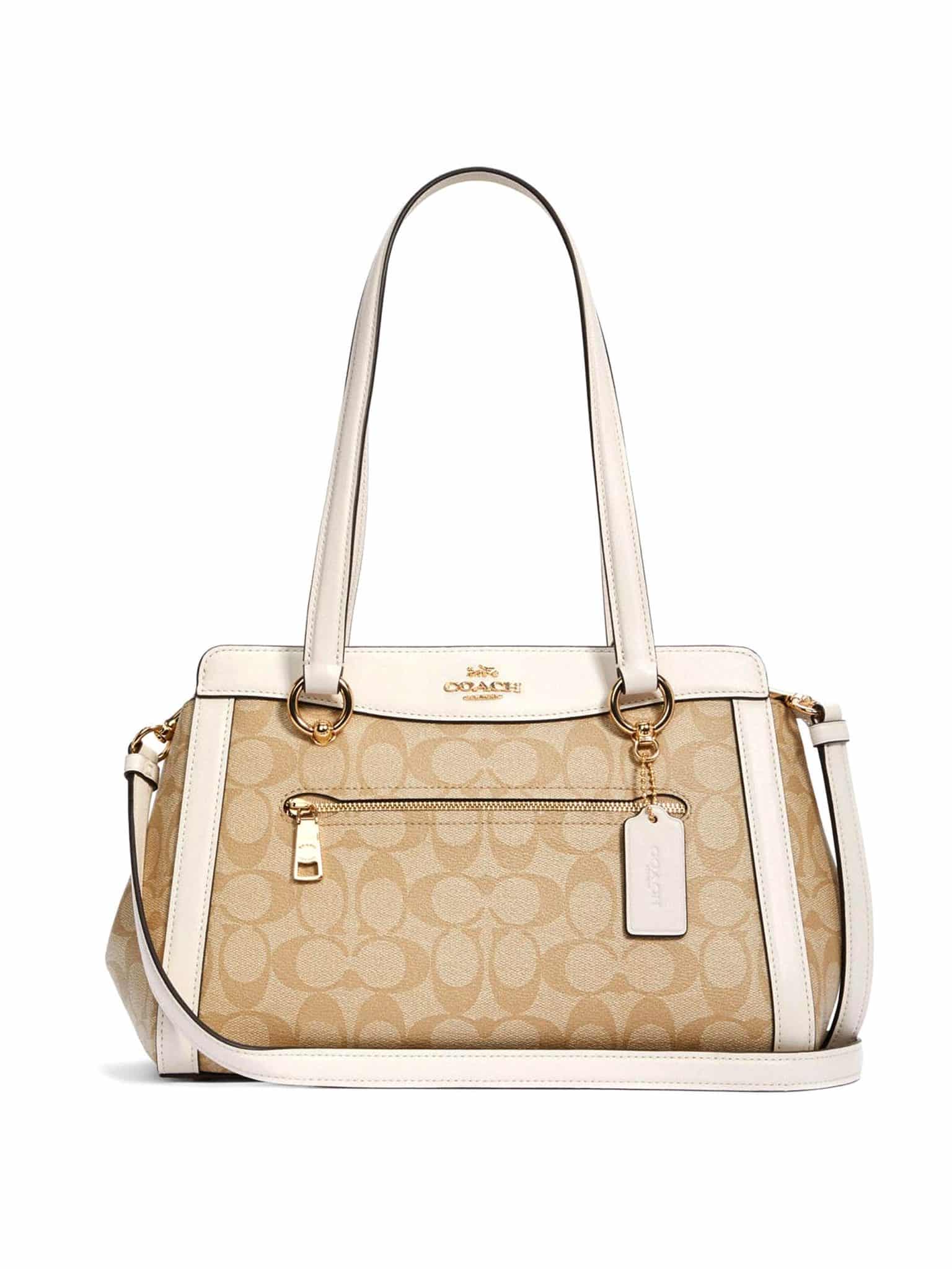 Coach Kailey Carryall Signature Light Khaki Chalk - Averand