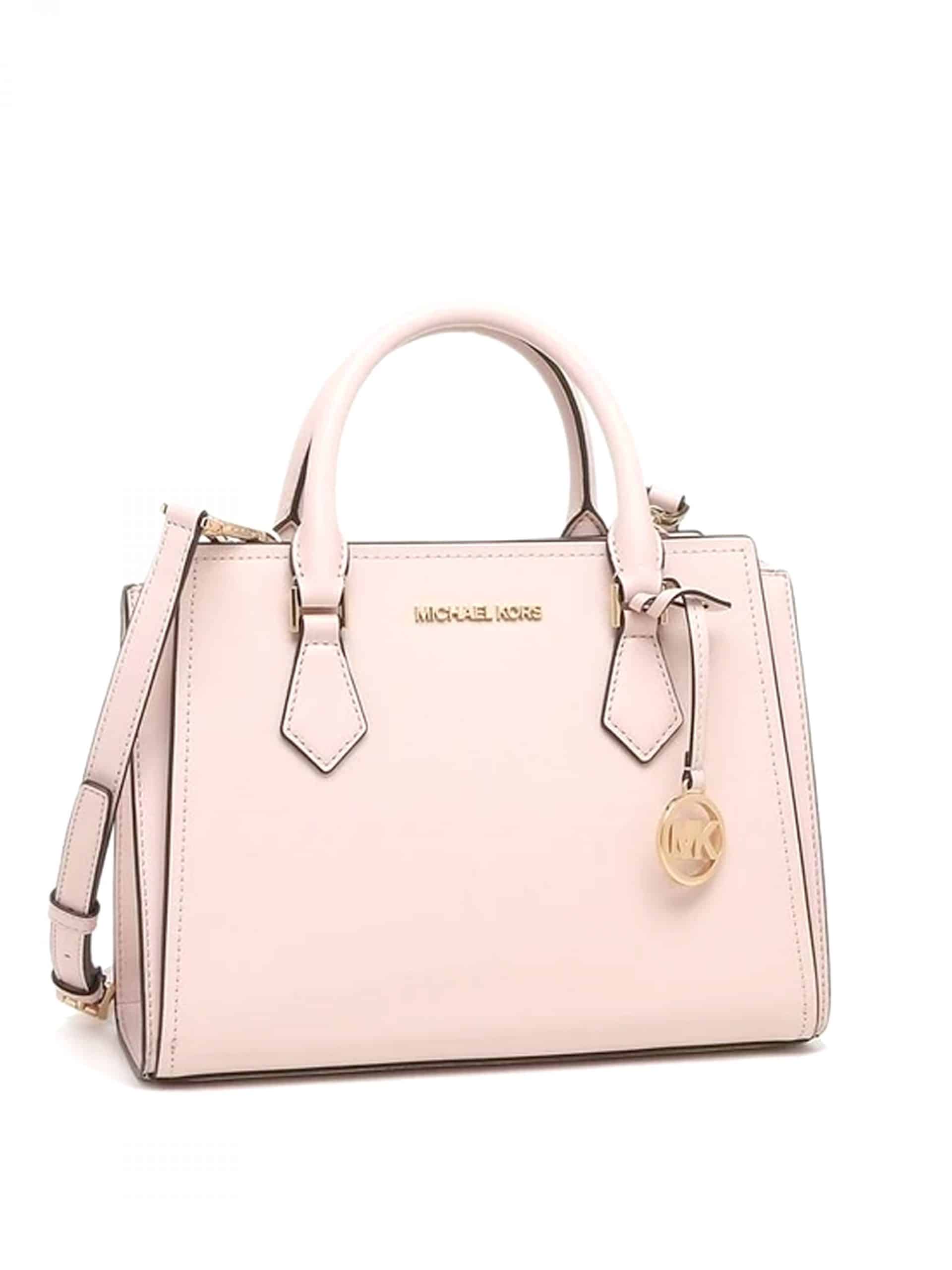 Michael Kors Hope Medium Messenger Powder Blush - Averand