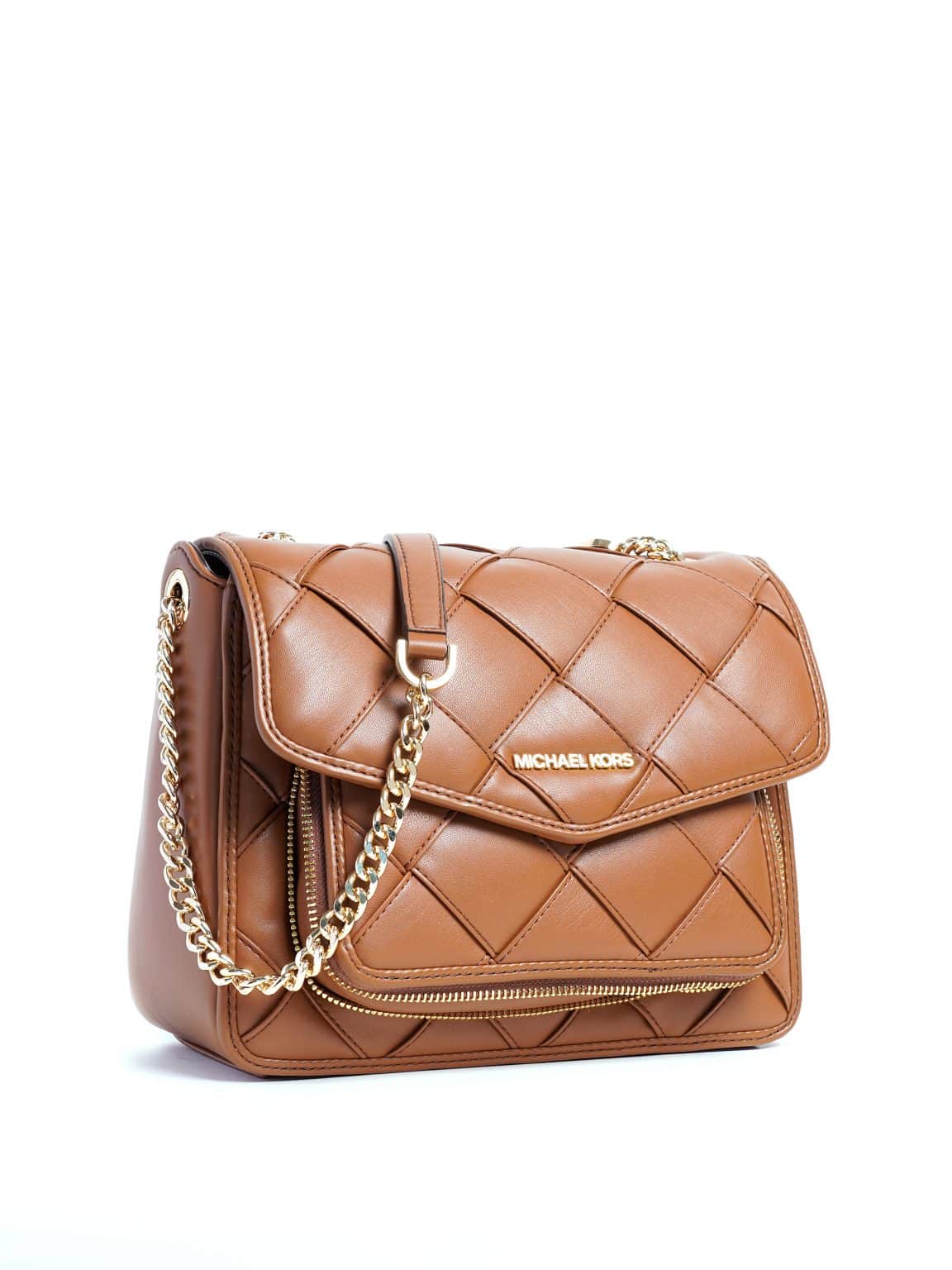 michael kors regina medium flap shoulder bag