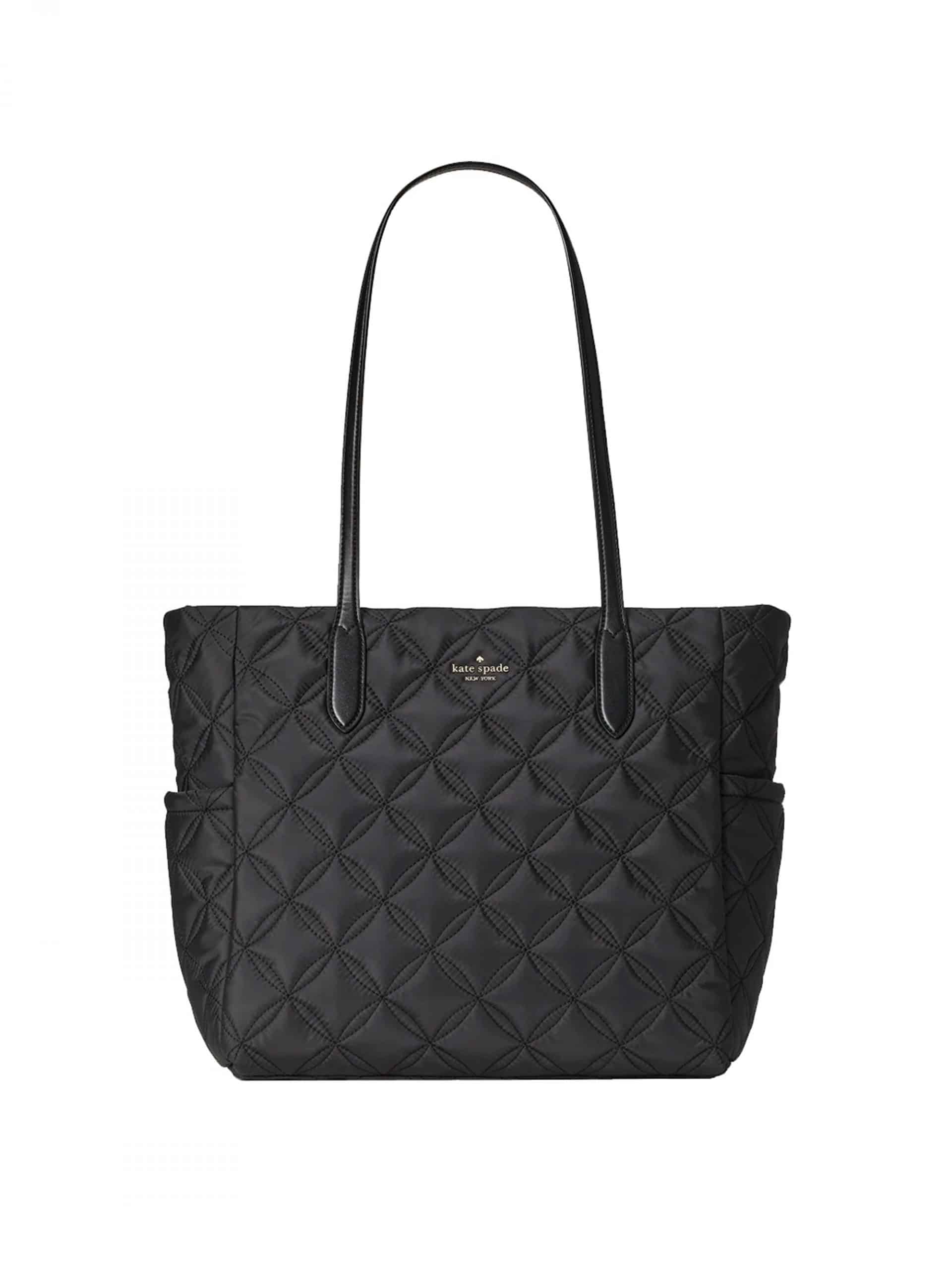 Kate Spade Chelsea Quilted Large Tote Bag Black Averand 9822