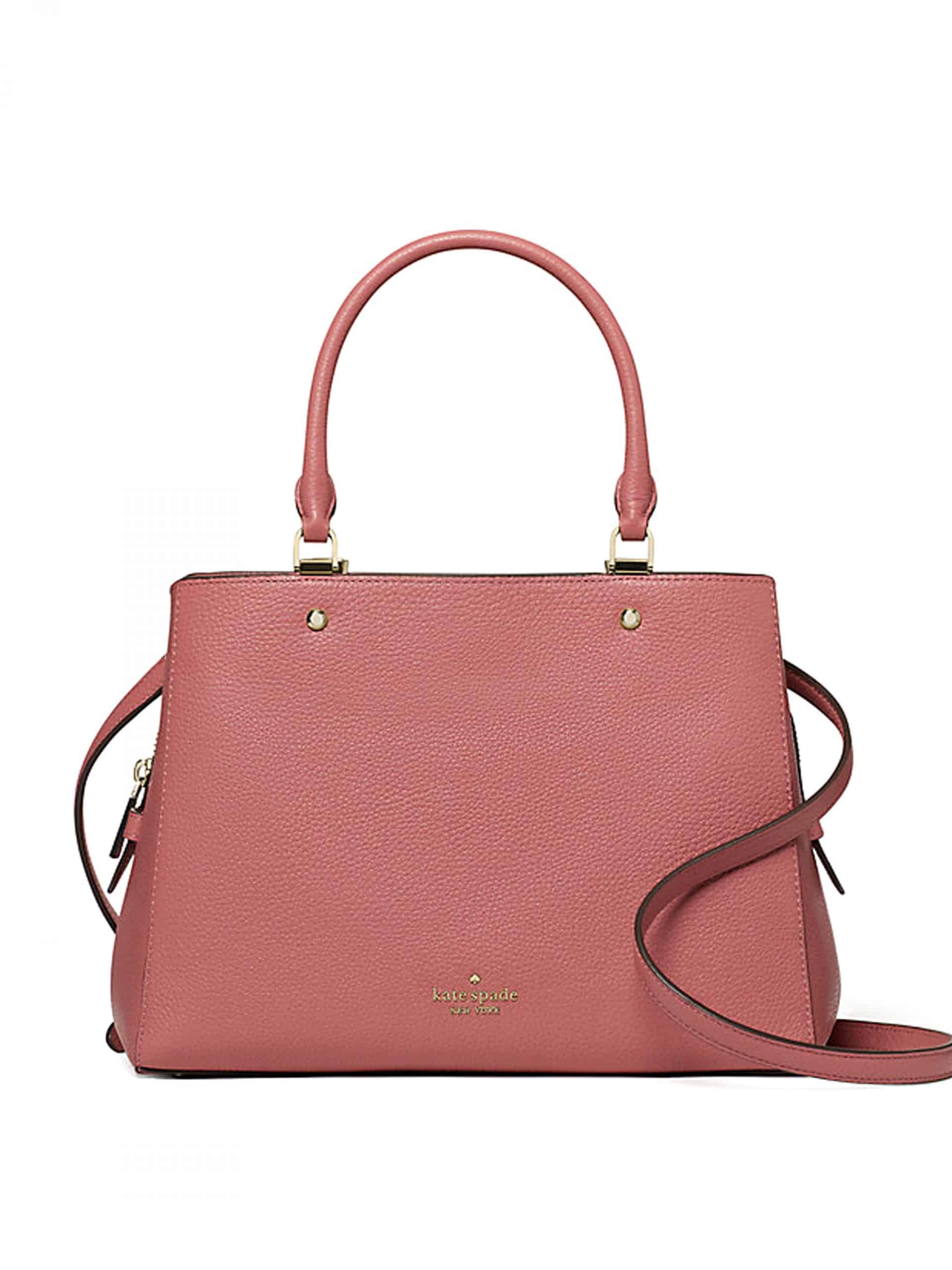 Kate Spade Leila Medium Triple Compartment Satchel Pomegranate ETA 15th Nov  - Averand