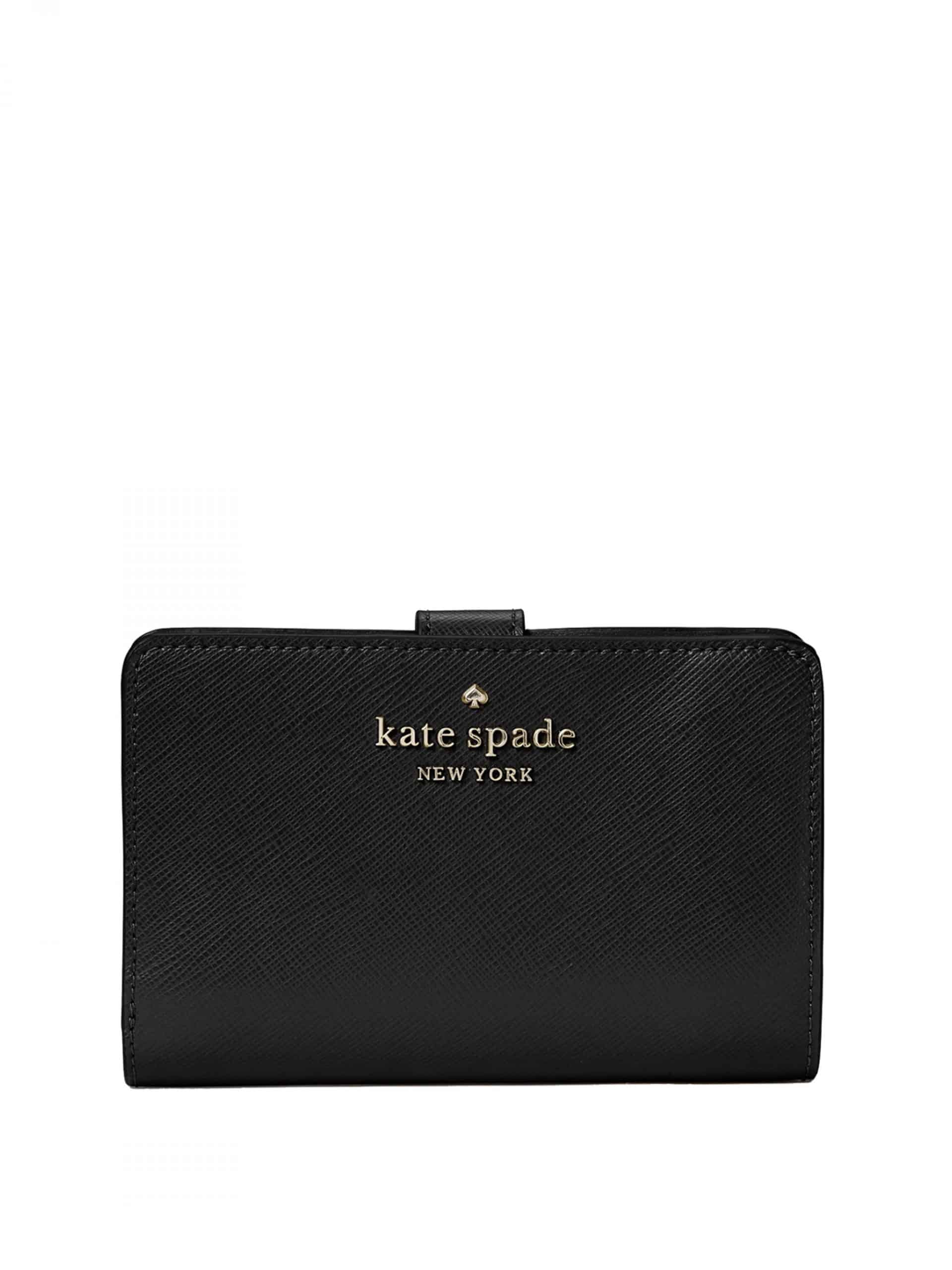 Kate Spade Staci Medium Compact Wallet Black - Averand