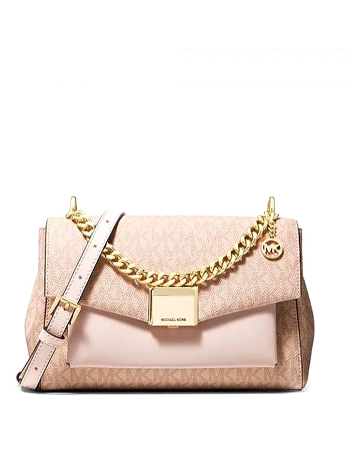 Michael Kors Lita Medium Crossbody Bag Signature Ballet - Averand