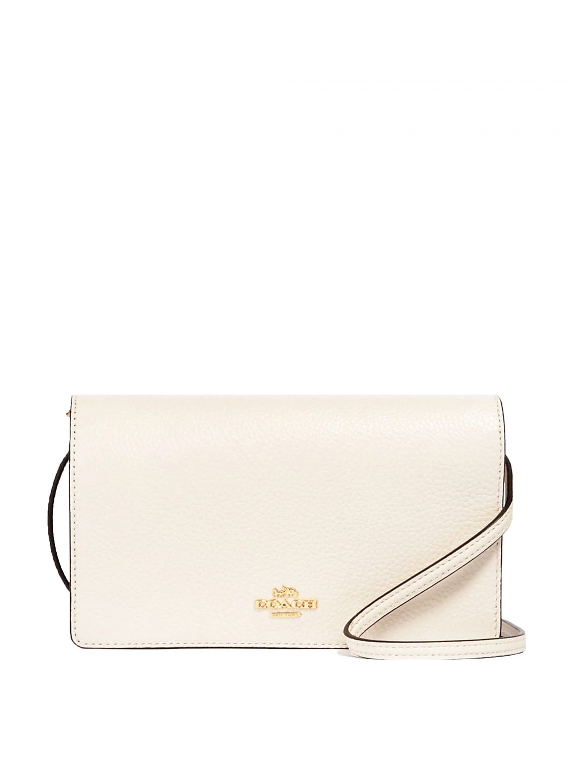 Coach Anna Foldover Crossbody Clutch Chalk - Averand