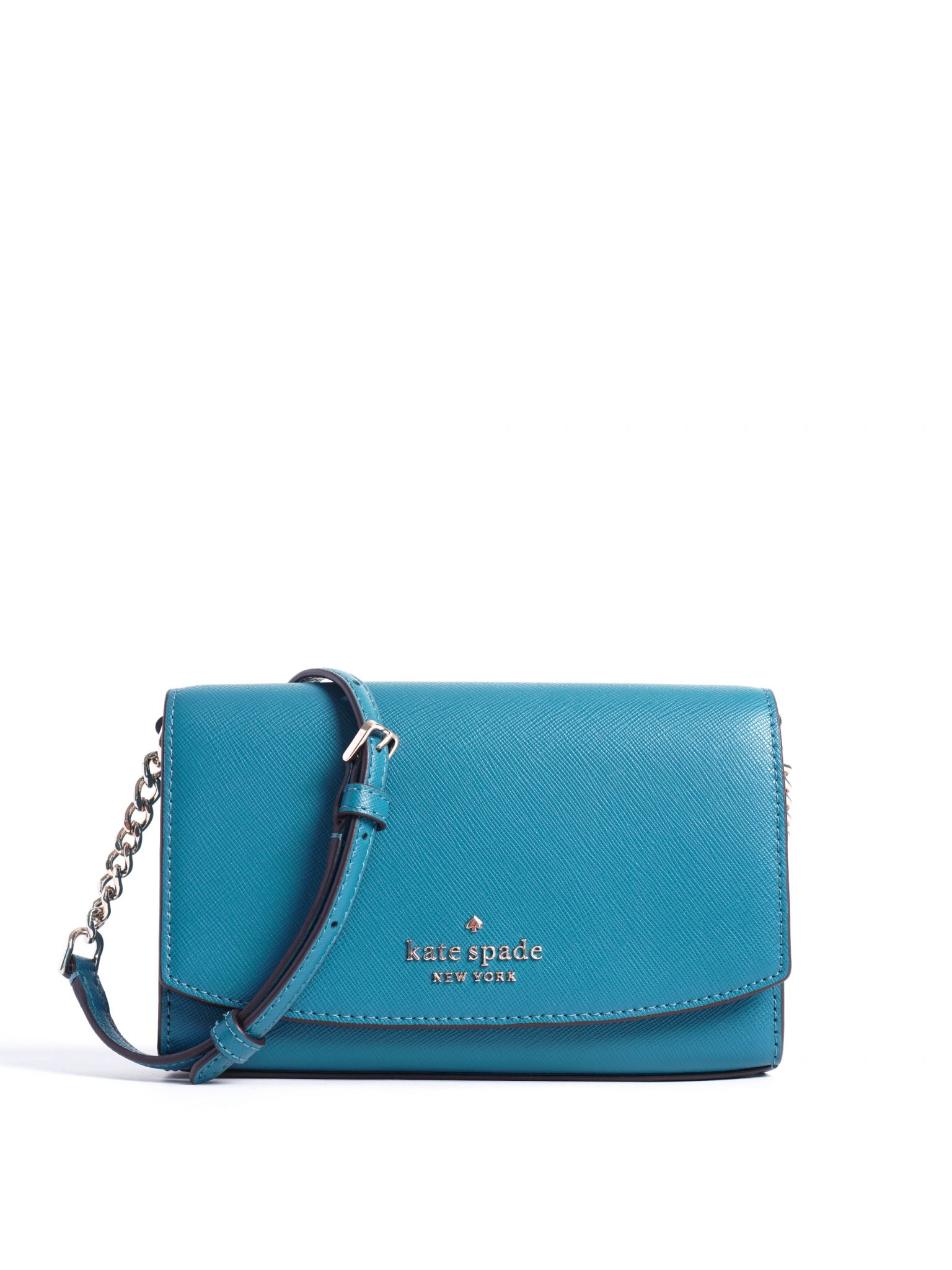 Kate Spade Staci Small Flap Crossbody Dark Peacock - Averand