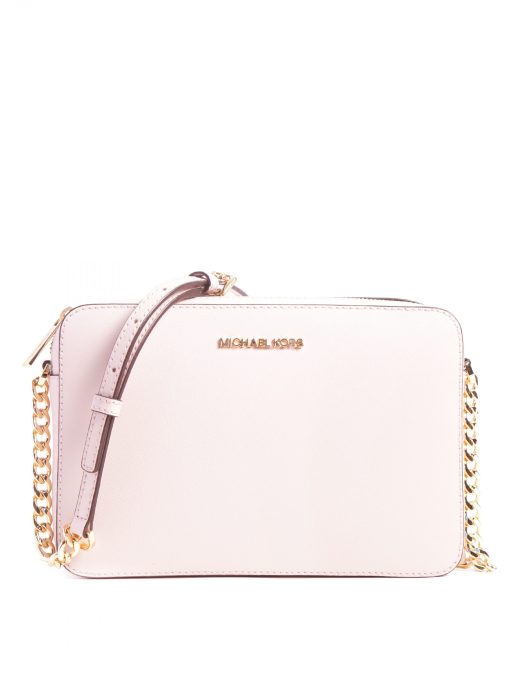 Bag Michael Kors Emmy Saffiano Leather Crossbody Powder Blush - A. Ally &  Sons