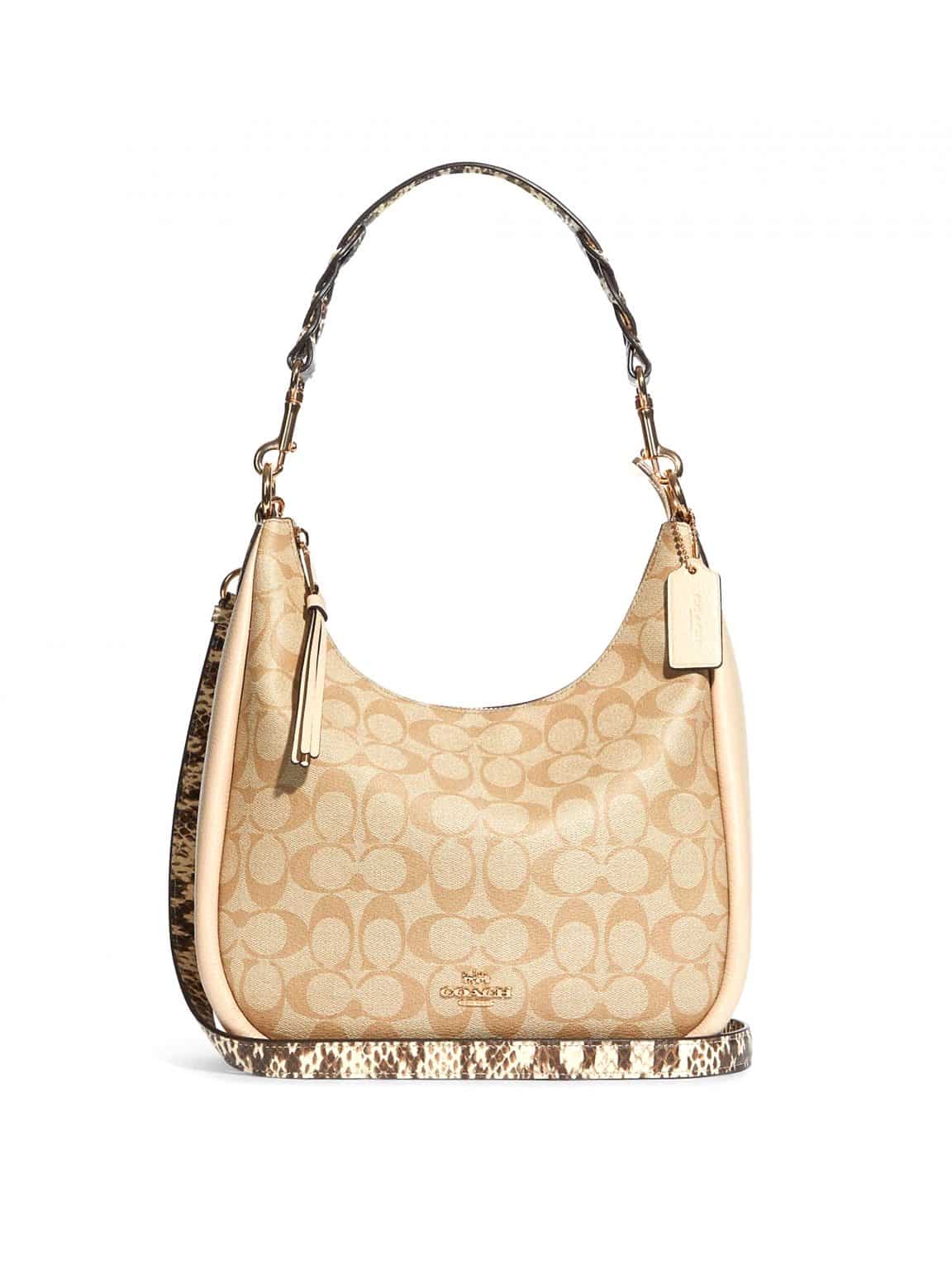 Coach Jules Hobo Signature Light Khaki Ivory Multi - Averand