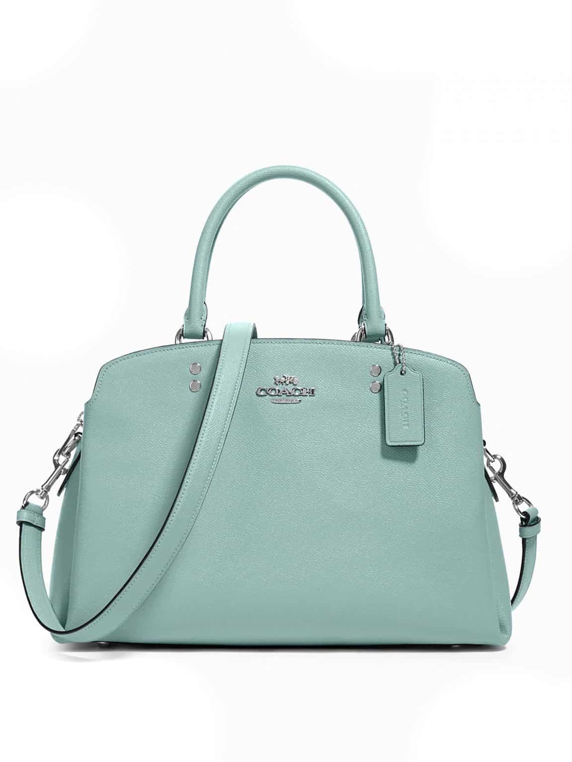 Coach Lillie Carryall Light Teal - Averand