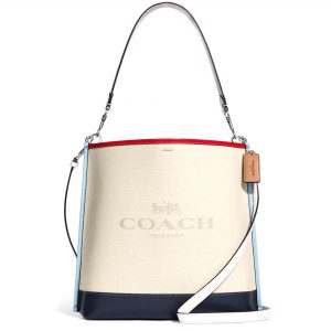 coach mollie tote colorblock