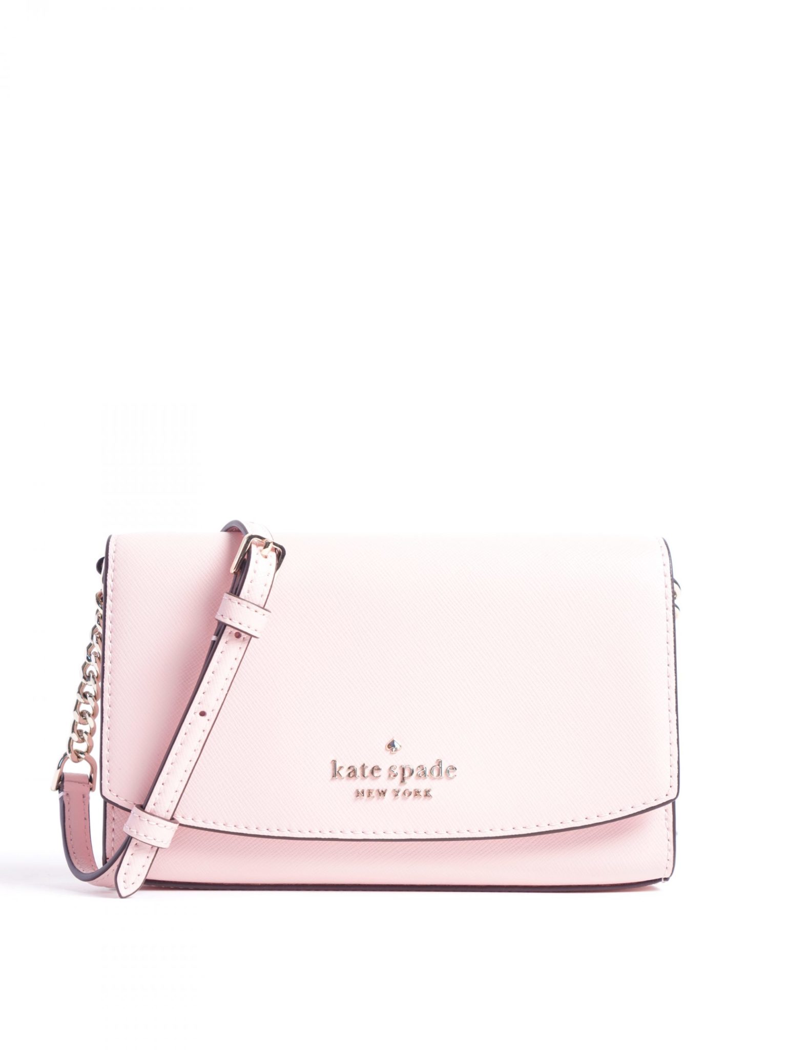 Kate Spade Staci Small Flap Crossbody Chalk Pink Averand 5463