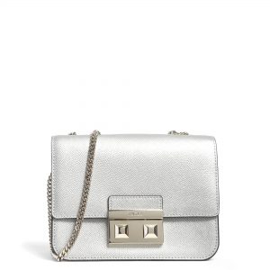 Furla Bella Crossbody Mini Silver - Averand