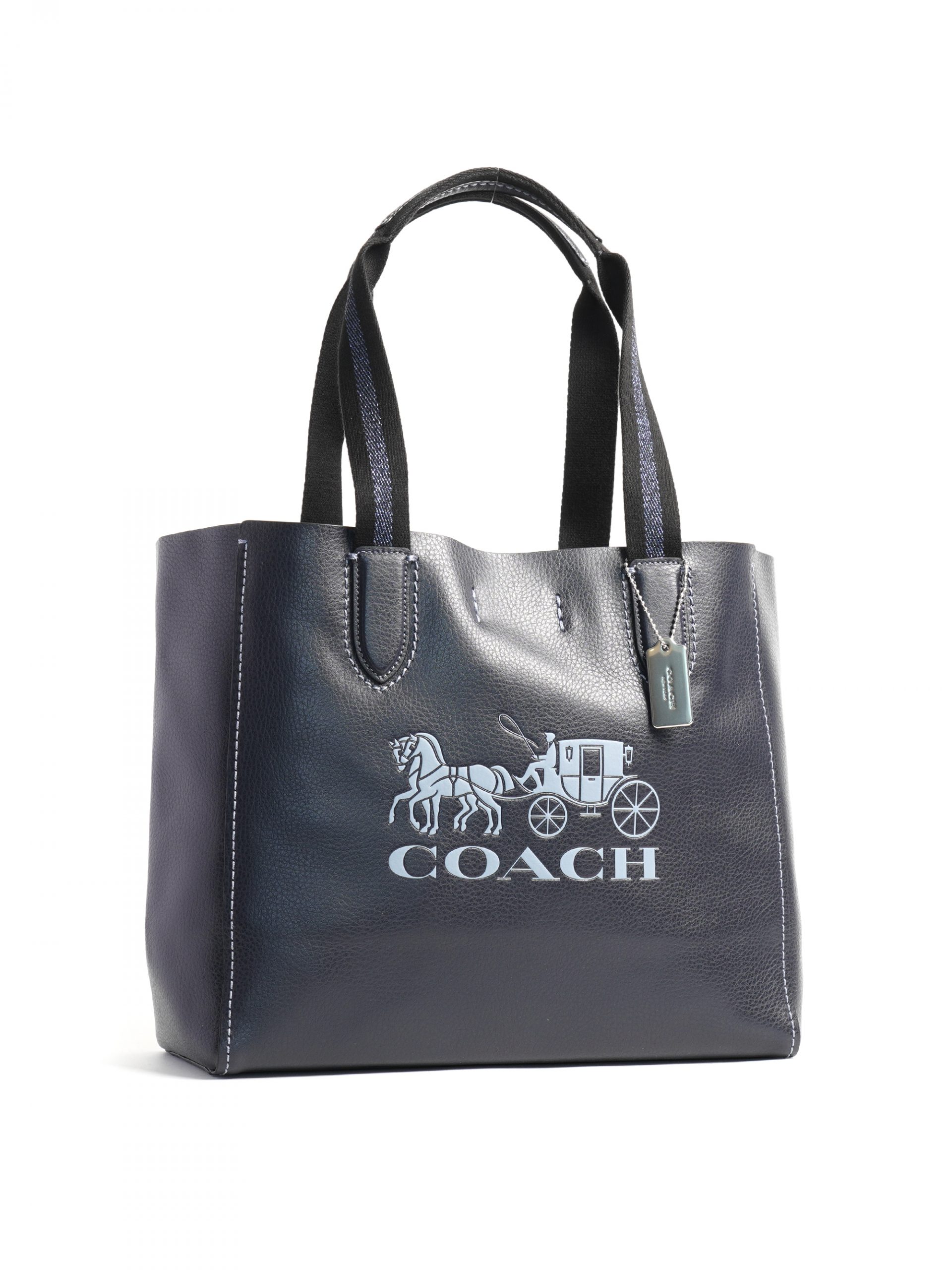 Coach Derby Tote Horse and Carriage Midnight Navy Multi - Averand
