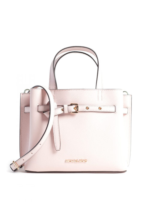 Michael Kors Emilia Small Satchel Powder Blush Averand