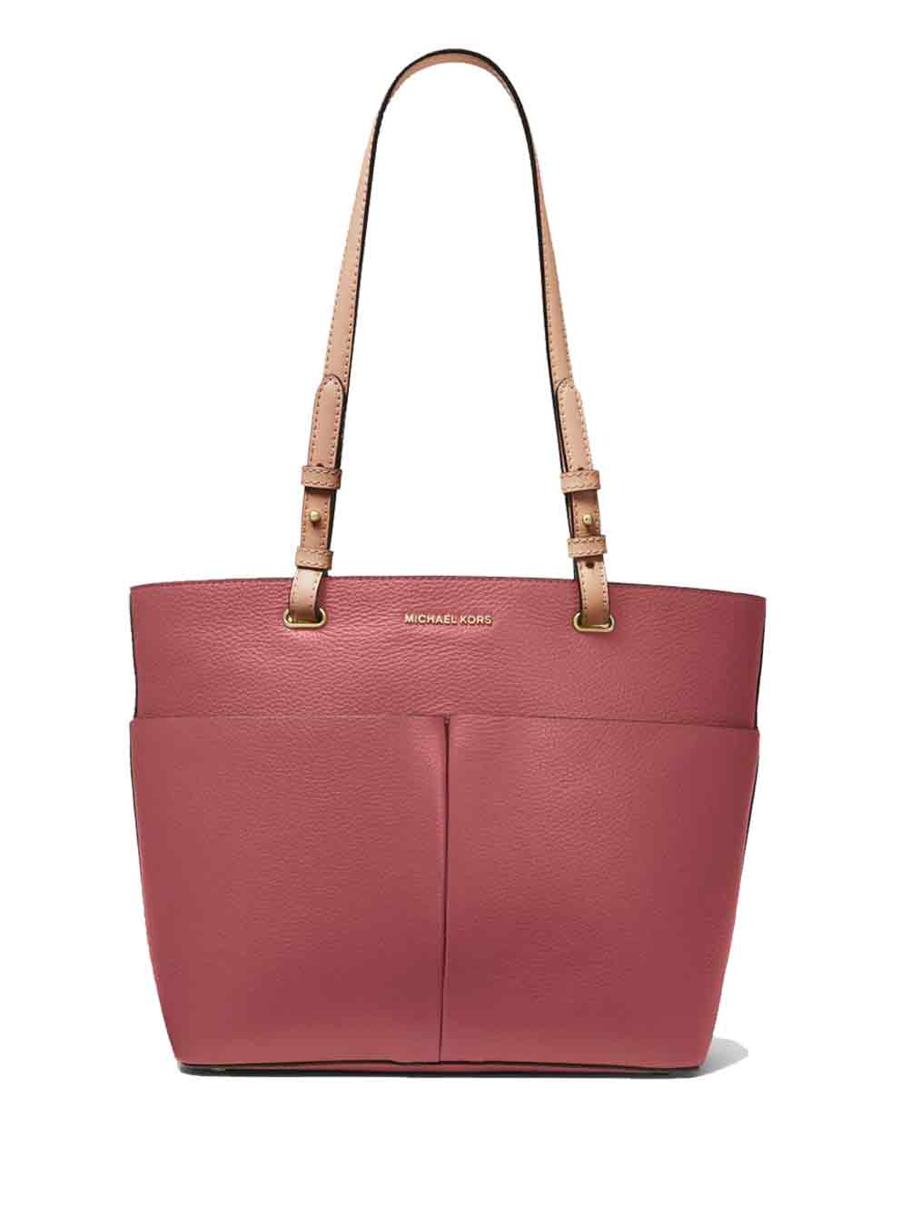 Michael Kors Bedford Medium Pebbled Leather Tote Cinnamon Averand